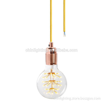 High quality lighting accessory hanging e27 lamp holder